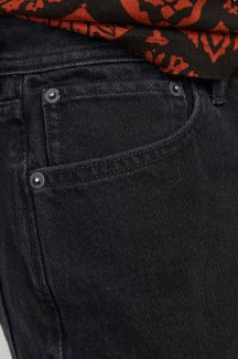 Farkkushortsit JACK & JONES 12249068-Black-Denim