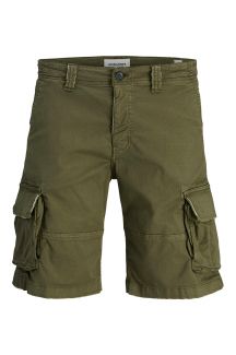 Kangasshortsit JACK & JONES 12274211-Olive-Night