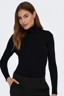 Korkea kaulus villapaita ONLY 15165075-Black