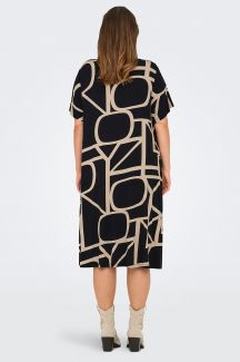 Vapaa-ajan mekko ONLY CARMAKOMA 15295477-Black-MARITIM