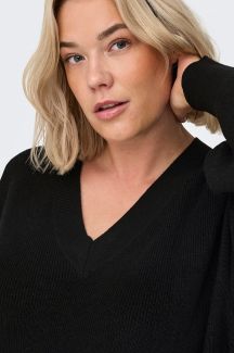 Neulottu mekko ONLY CARMAKOMA 15327167-Black