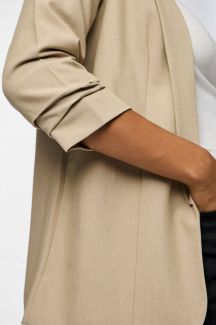 Pikkutakki PIECES 17090996-White-Pepper