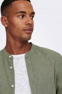 Pellava paita ONLY & SONS 22019173-Swamp
