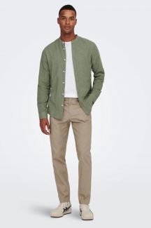 Pellava paita ONLY & SONS 22019173-Swamp