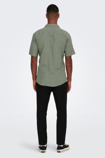 Pellava paita ONLY & SONS 22025116-Swamp