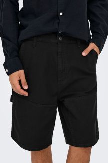 Kangasshortsit ONLY & SONS 22030223-Black
