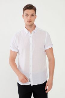 Pellava paita MCL 32491-BEYAZ