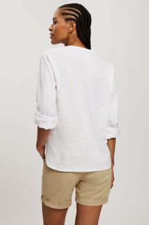 Pellava paita CROSS JEANS 75434-008