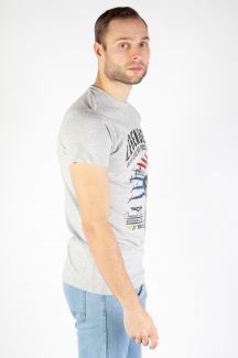 T-paita LEGENDERS HELMET-GREY-MELANGE