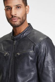 Nahkatakki GIPSY Marc-LAKEV-BIO-NAVY-BLAC