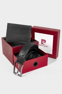 Nahkainen vyö PIERRE CARDIN PC-02-GG10-NERO