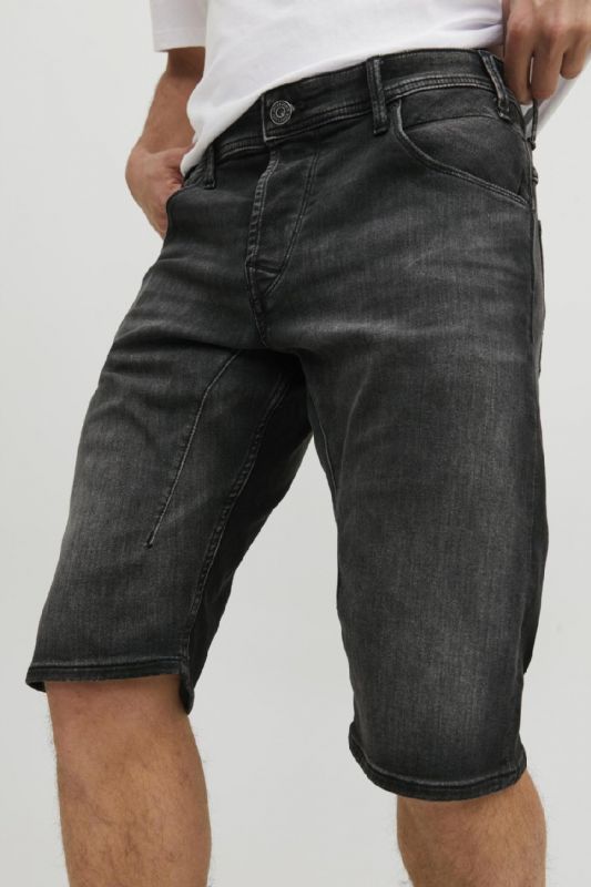 Farkkushortsit JACK & JONES 12223991-Black-Denim