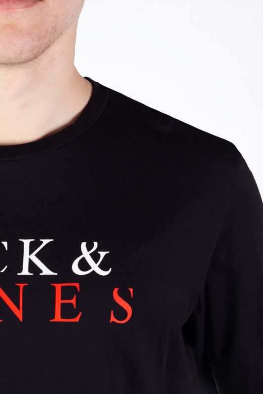 Pitkähihainen t-paita JACK & JONES 12244403-Black