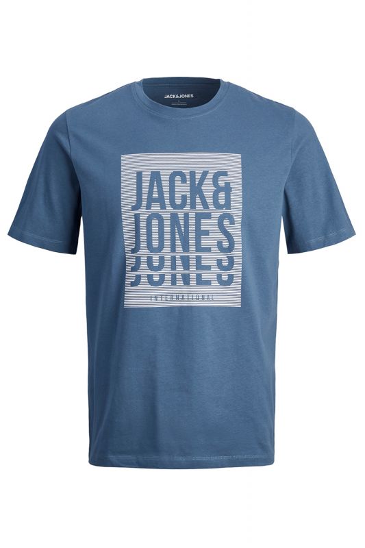 T-paita JACK & JONES 12248614-Ensign-Blue