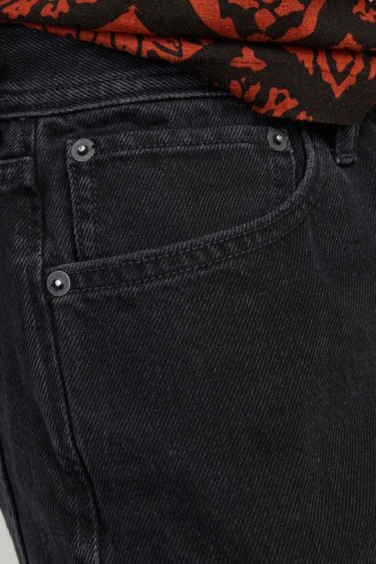 Farkkushortsit JACK & JONES 12249068-Black-Denim