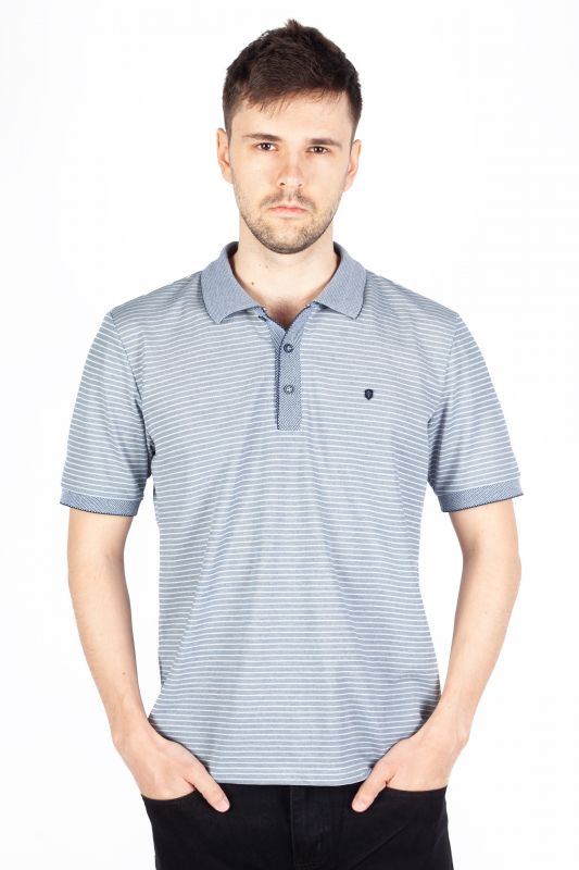 Polo paita MCL 39934-INDIGOMELANJ