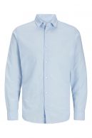 Lininiai marškiniai JACK & JONES 12269089-Chambray-Blue