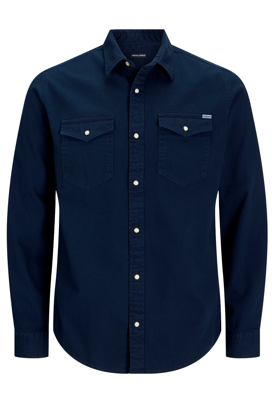 Džinsiniai marškiniai JACK & JONES 12138115-Dark-Navy