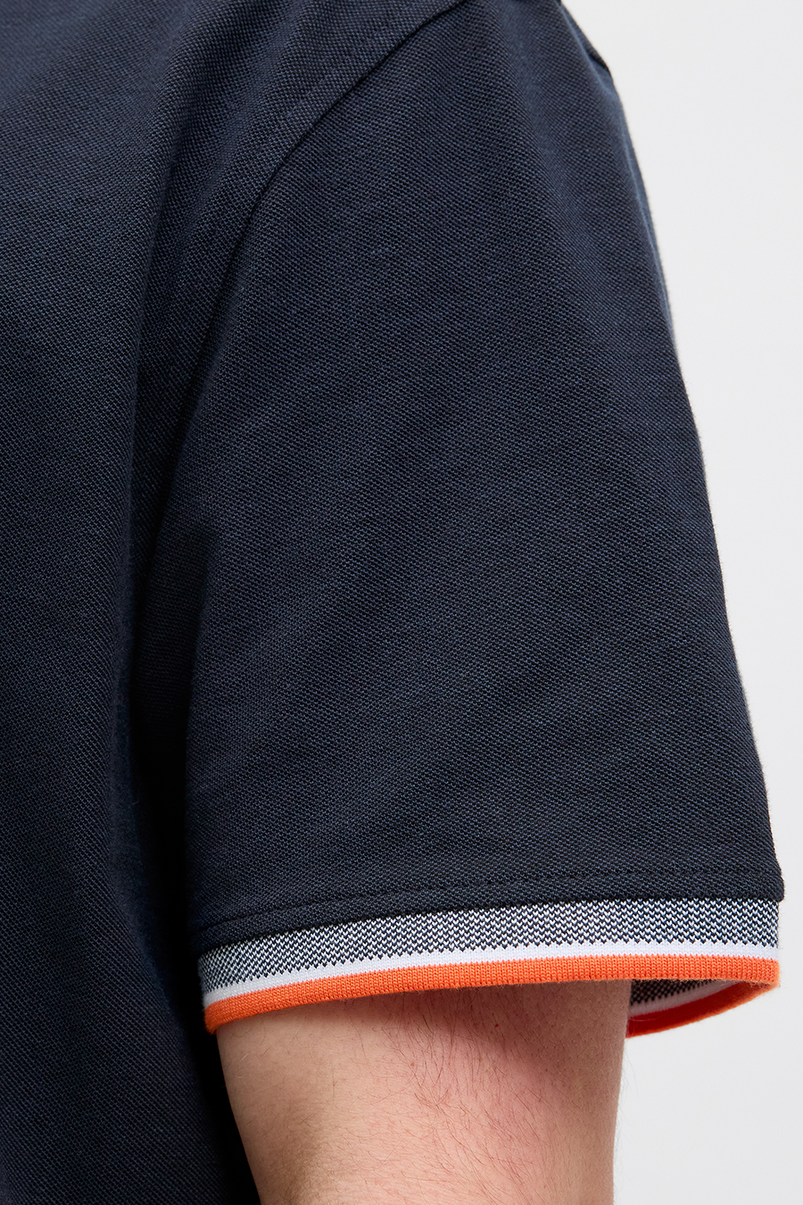 Polo marškinėliai JACK & JONES 12143859-Black-Navy-NEO