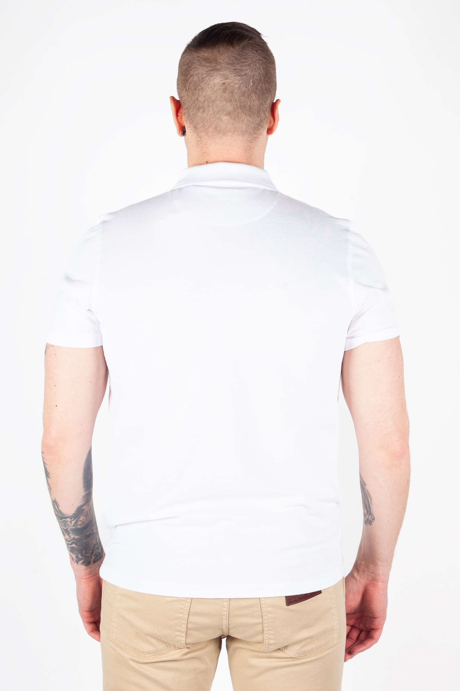 Polo marškinėliai JACK & JONES 12175007-White-SOLID