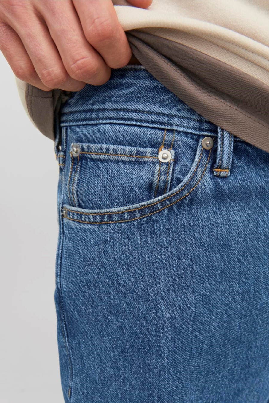 Džinsai JACK & JONES 12236078-Blue-Denim