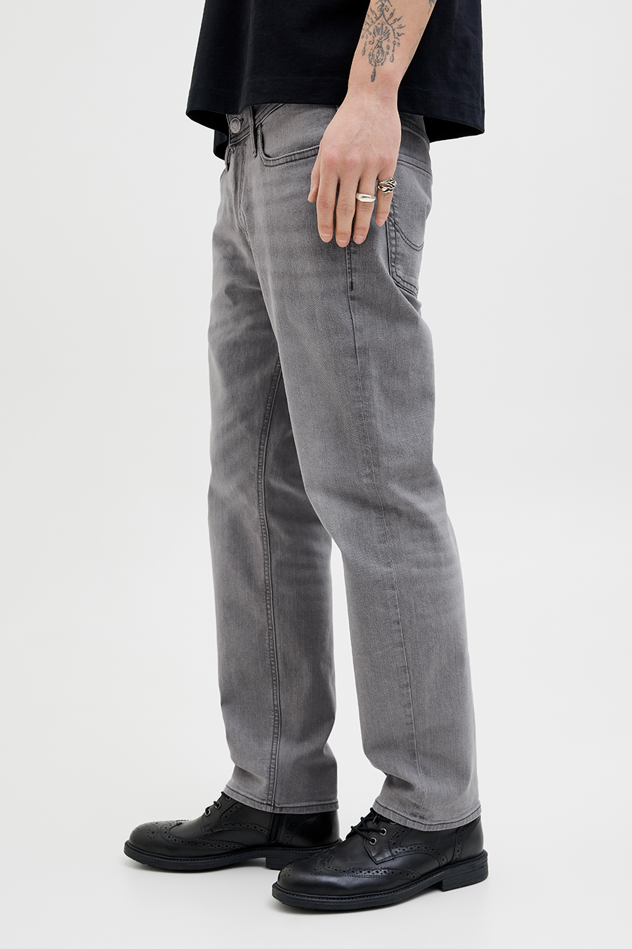 Džinsai JACK & JONES 12270851-Grey-Denim