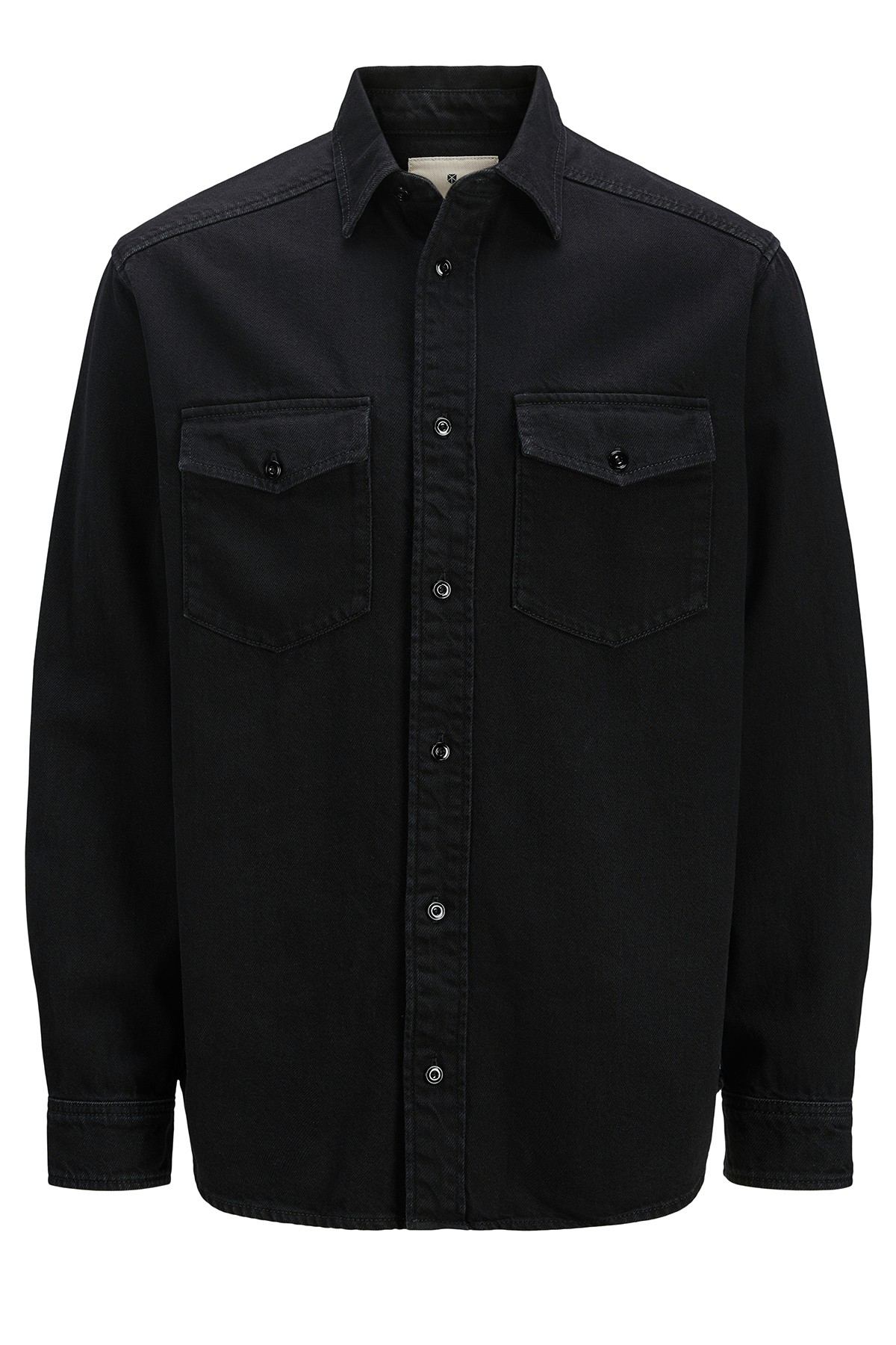 Džinsiniai marškiniai JACK & JONES 12275137-Black