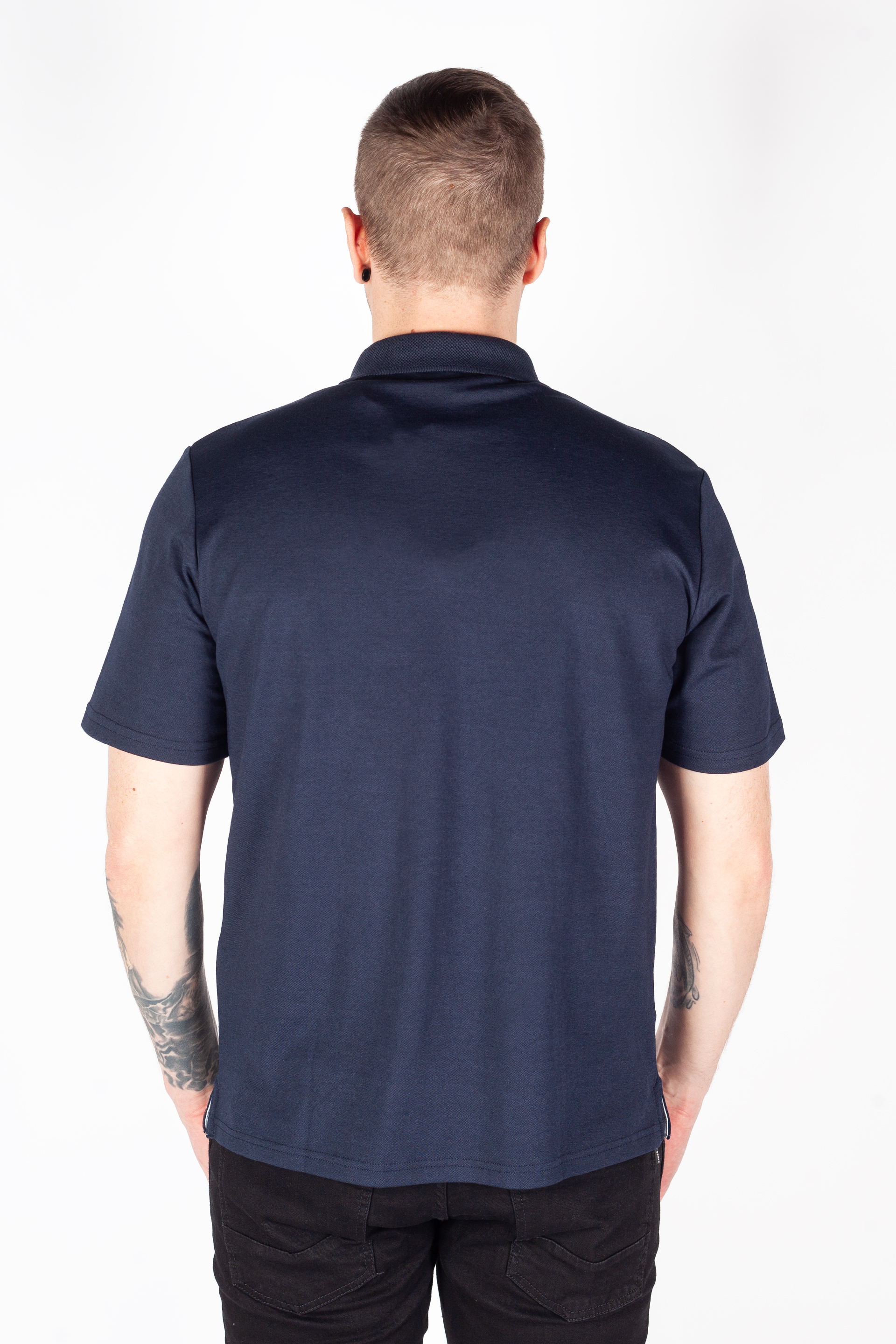 Polo marškinėliai JACK & JONES 12277617-Night-Sky