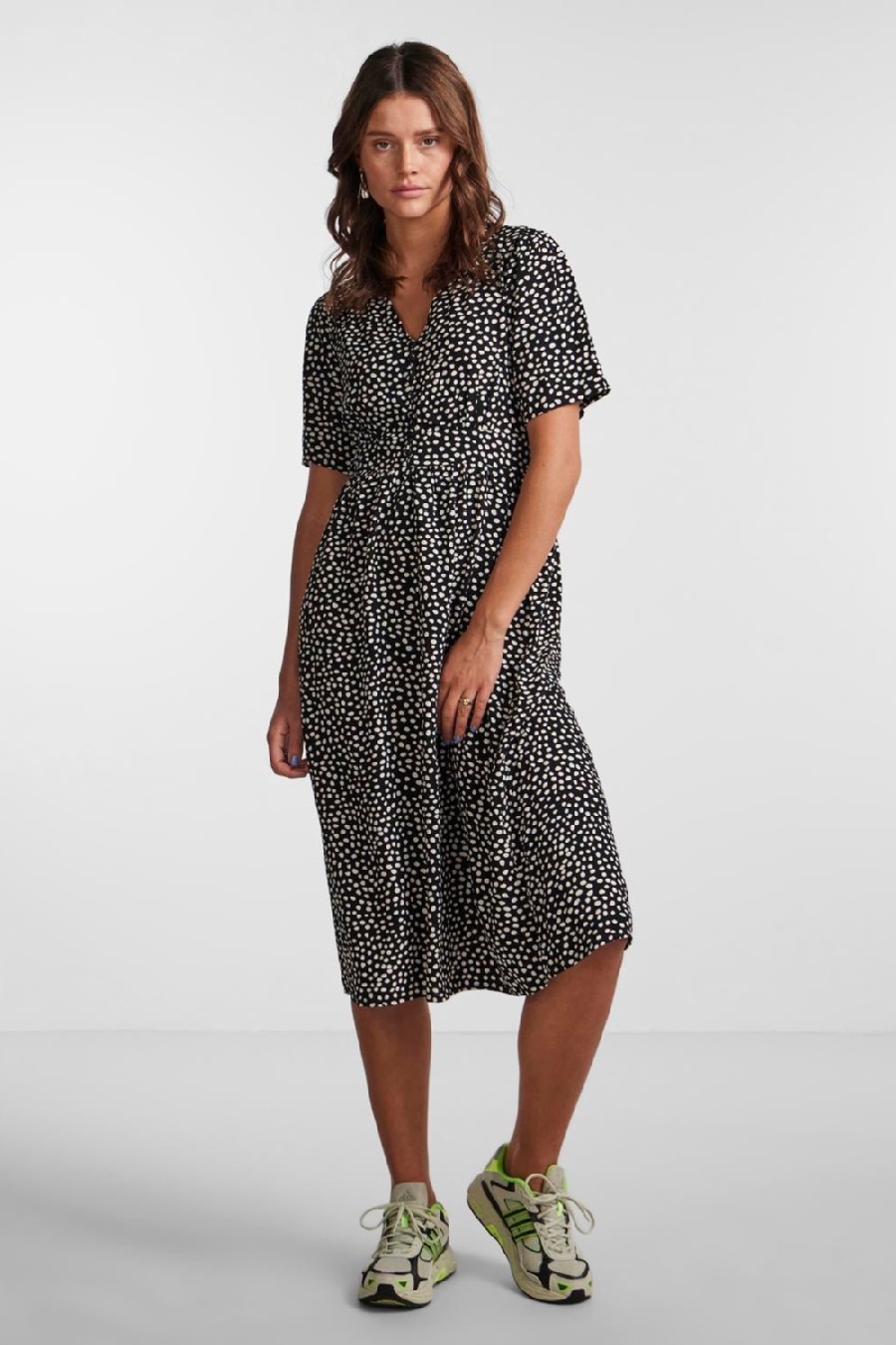 Suknelė PIECES 17133688-Black-DOT