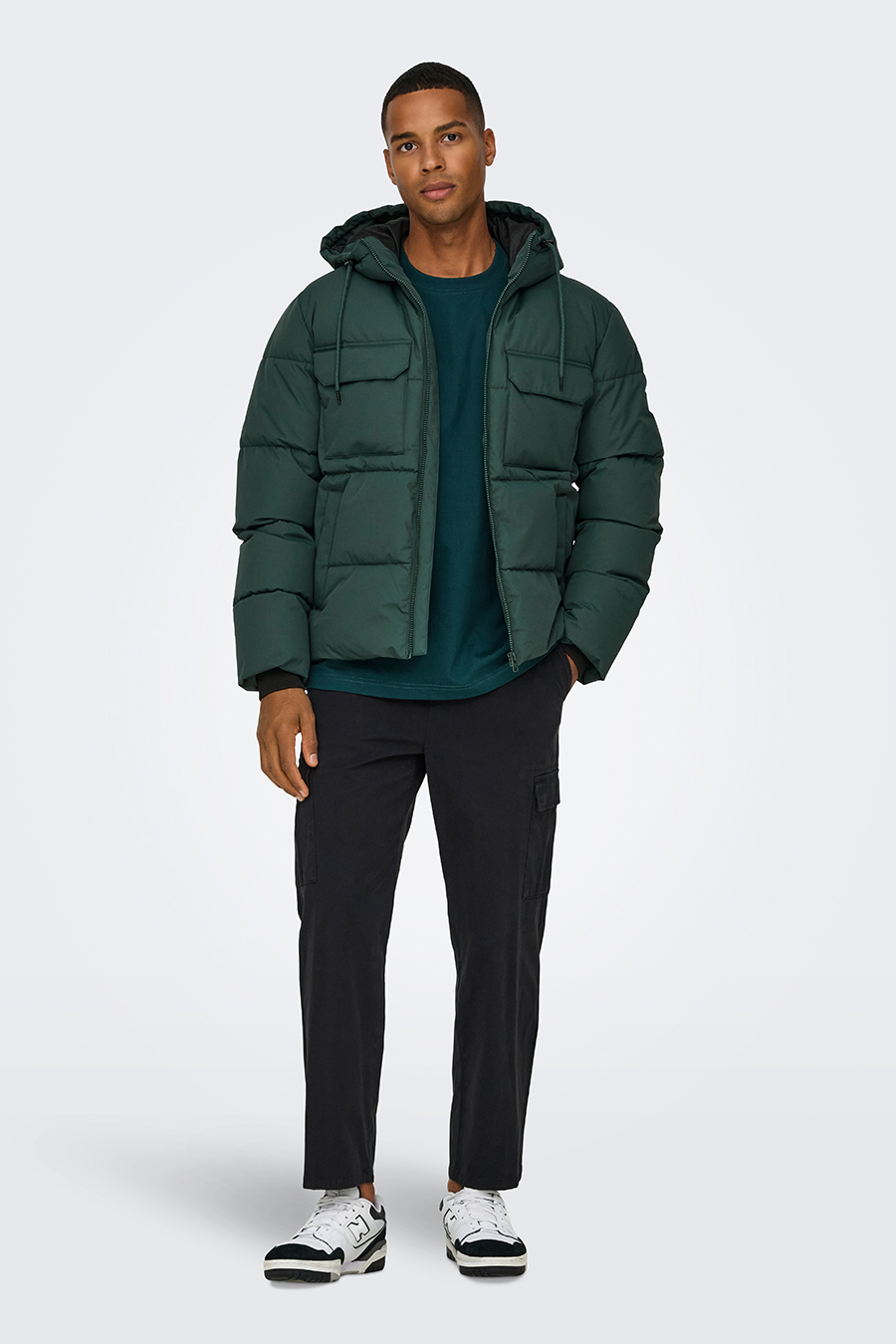 Žieminė striukė ONLY & SONS 22029661-Darkest-Spruc