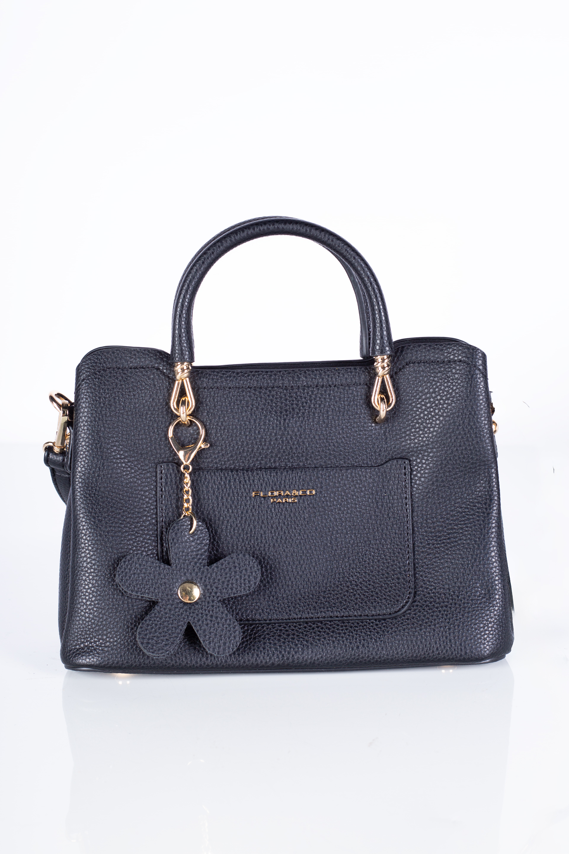 Rankinė FLORA&CO H6931-NOIR