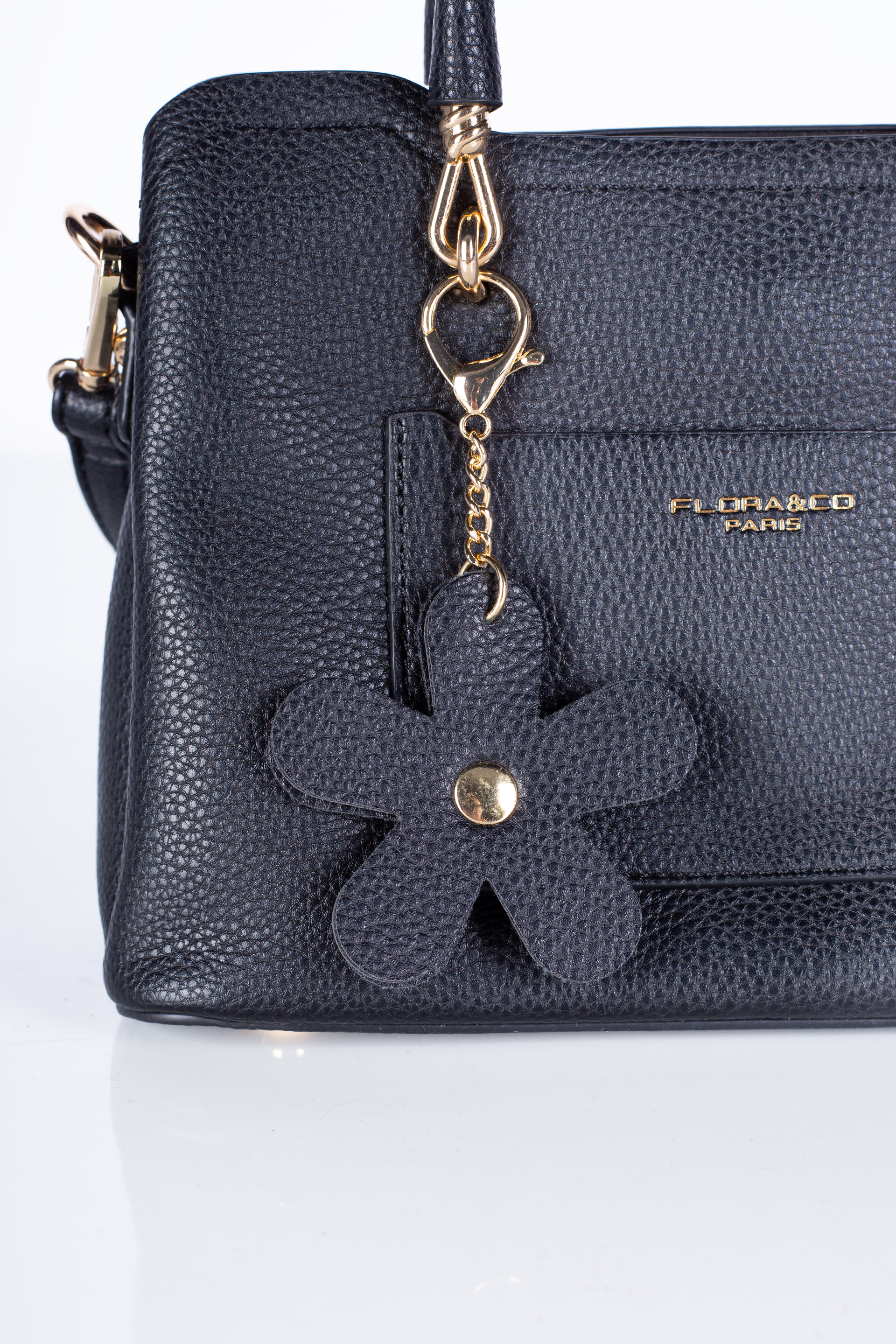 Rankinė FLORA&CO H6931-NOIR