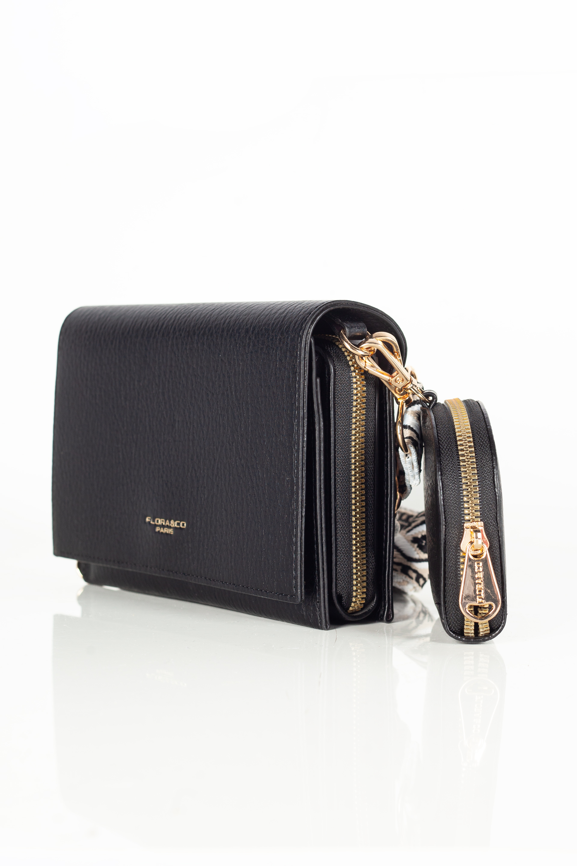 Rankinė per petį FLORA&CO F5008-NOIR