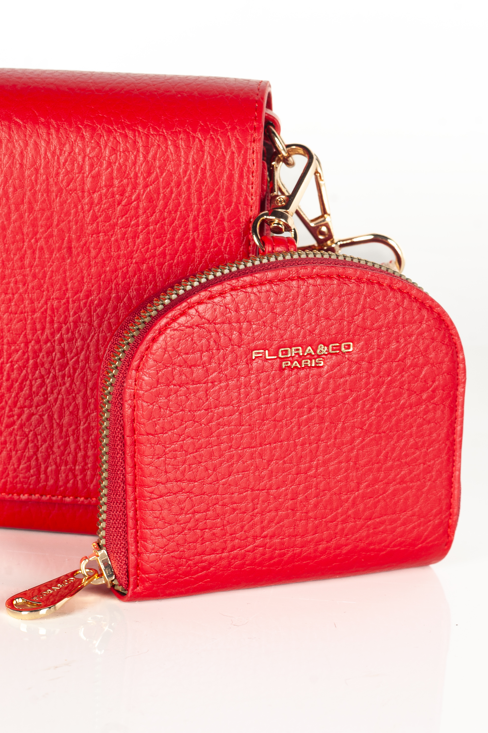 Rankinė per petį FLORA&CO F5008-ROUGE