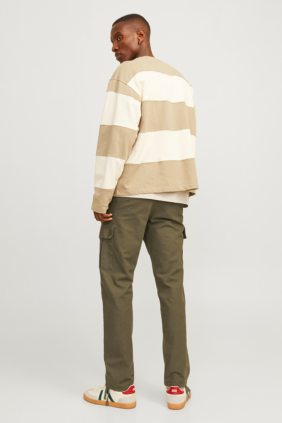Cargo kelnės JACK & JONES 12258150-Olive-Night