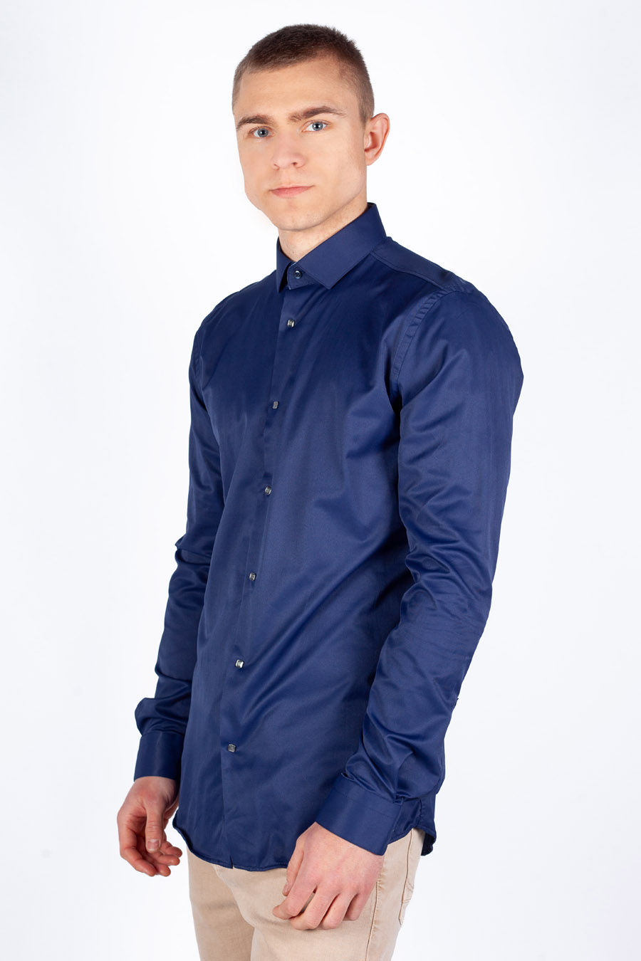 Marškiniai GIOVANNI FRATELLI 3034-CR-8-DROP-SATIN-025