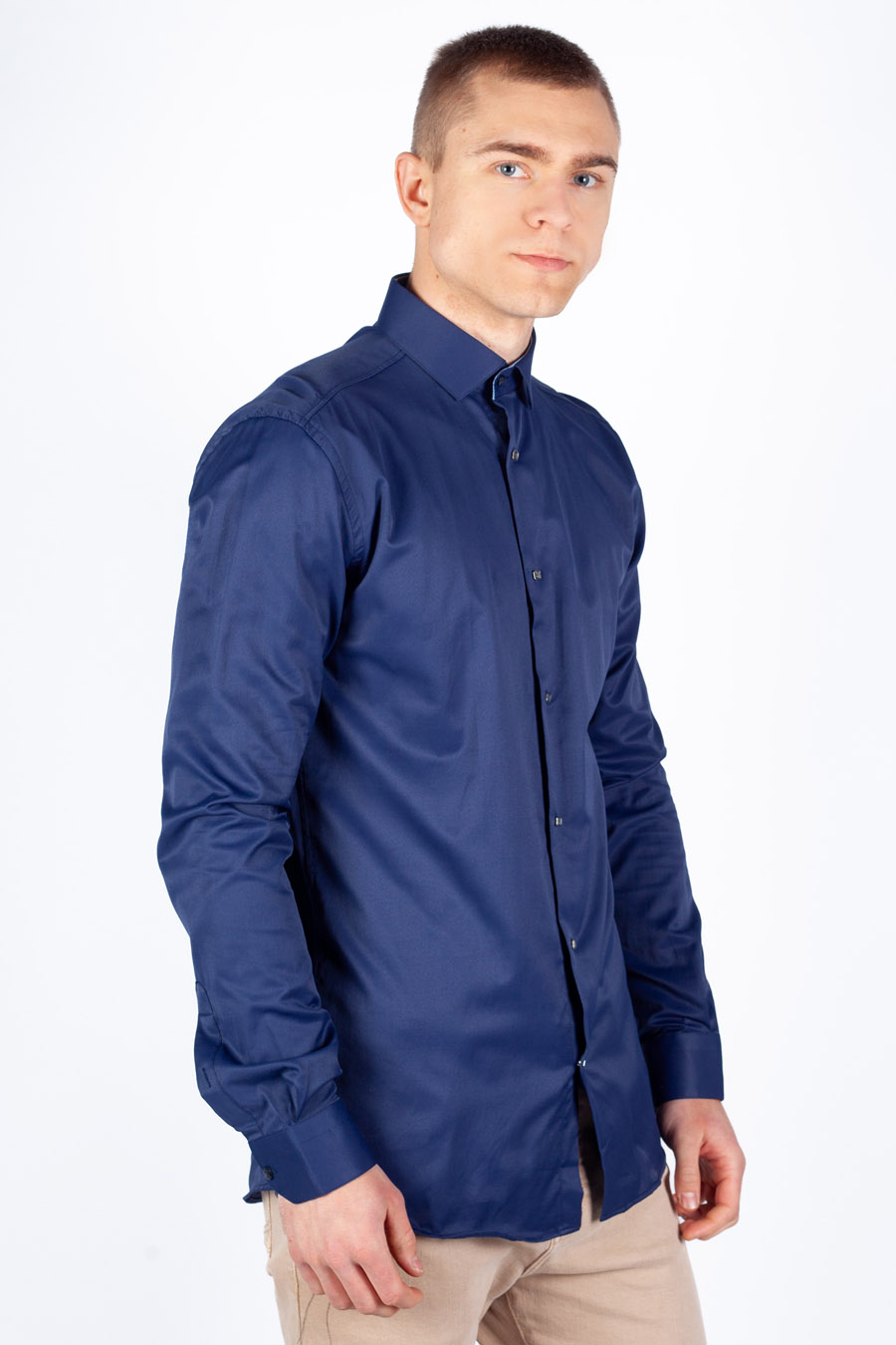 Marškiniai GIOVANNI FRATELLI 3034-CR-8-DROP-SATIN-025