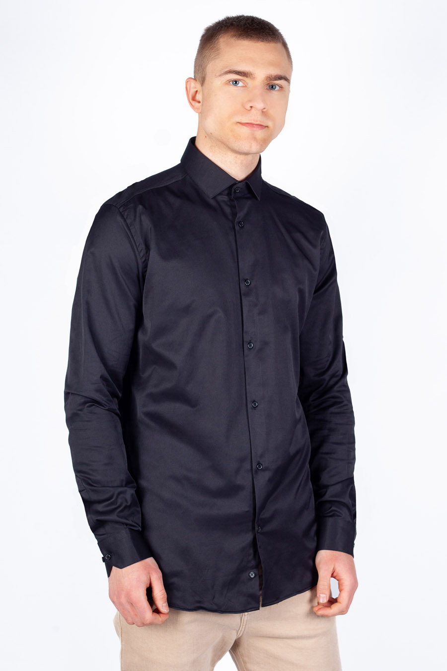 Marškiniai GIOVANNI FRATELLI 3035-CR-8-DROP-SATIN-003