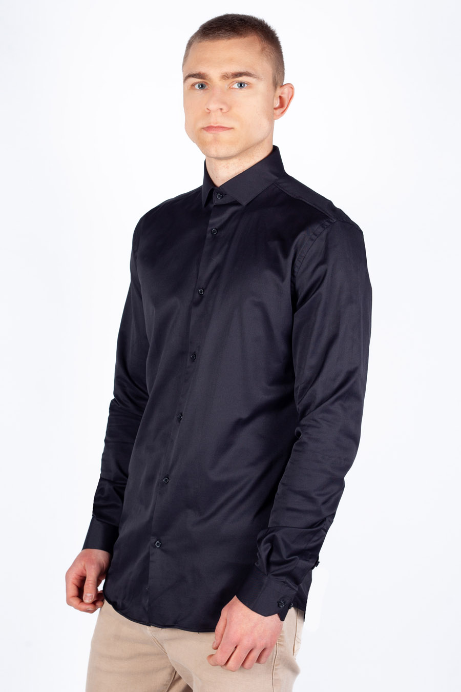 Marškiniai GIOVANNI FRATELLI 3035-CR-8-DROP-SATIN-003