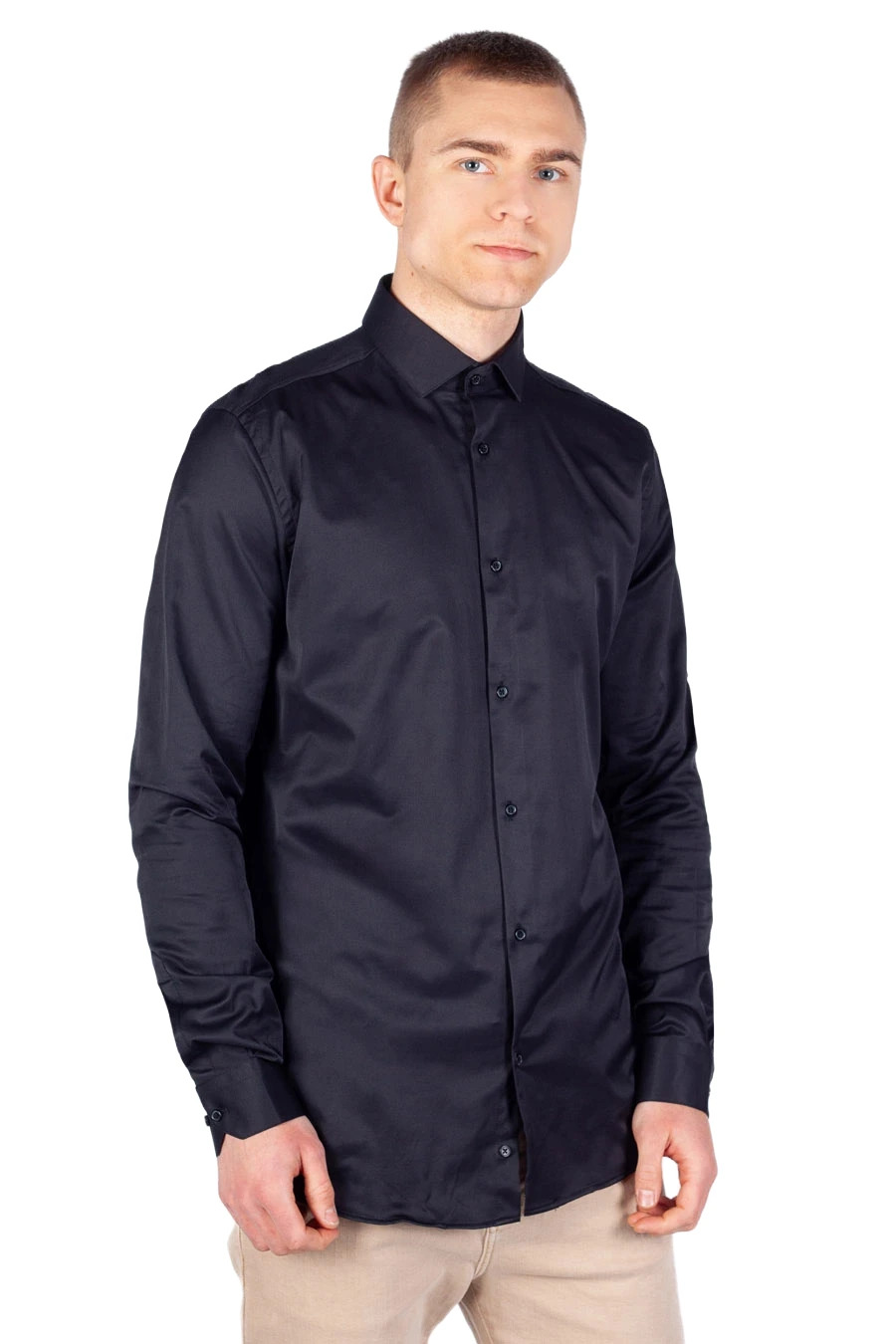 Marškiniai GIOVANNI FRATELLI 3035-CR-8-DROP-SATIN-003