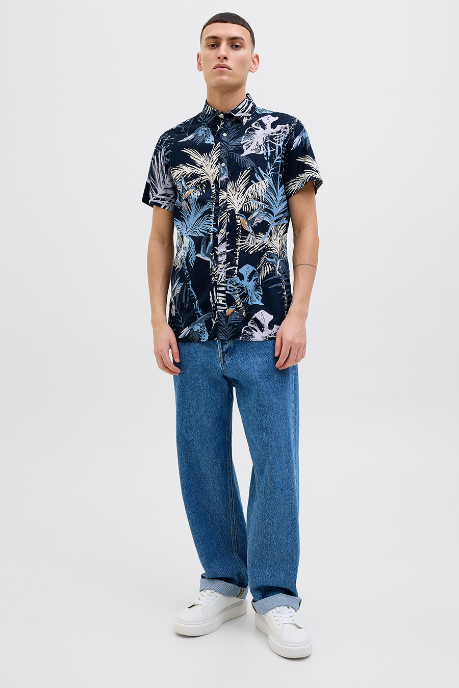 Marškiniai JACK & JONES 12269137-Sky-Captain