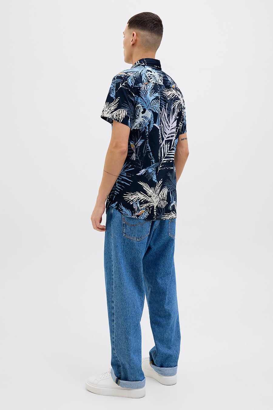 Marškiniai JACK & JONES 12269137-Sky-Captain