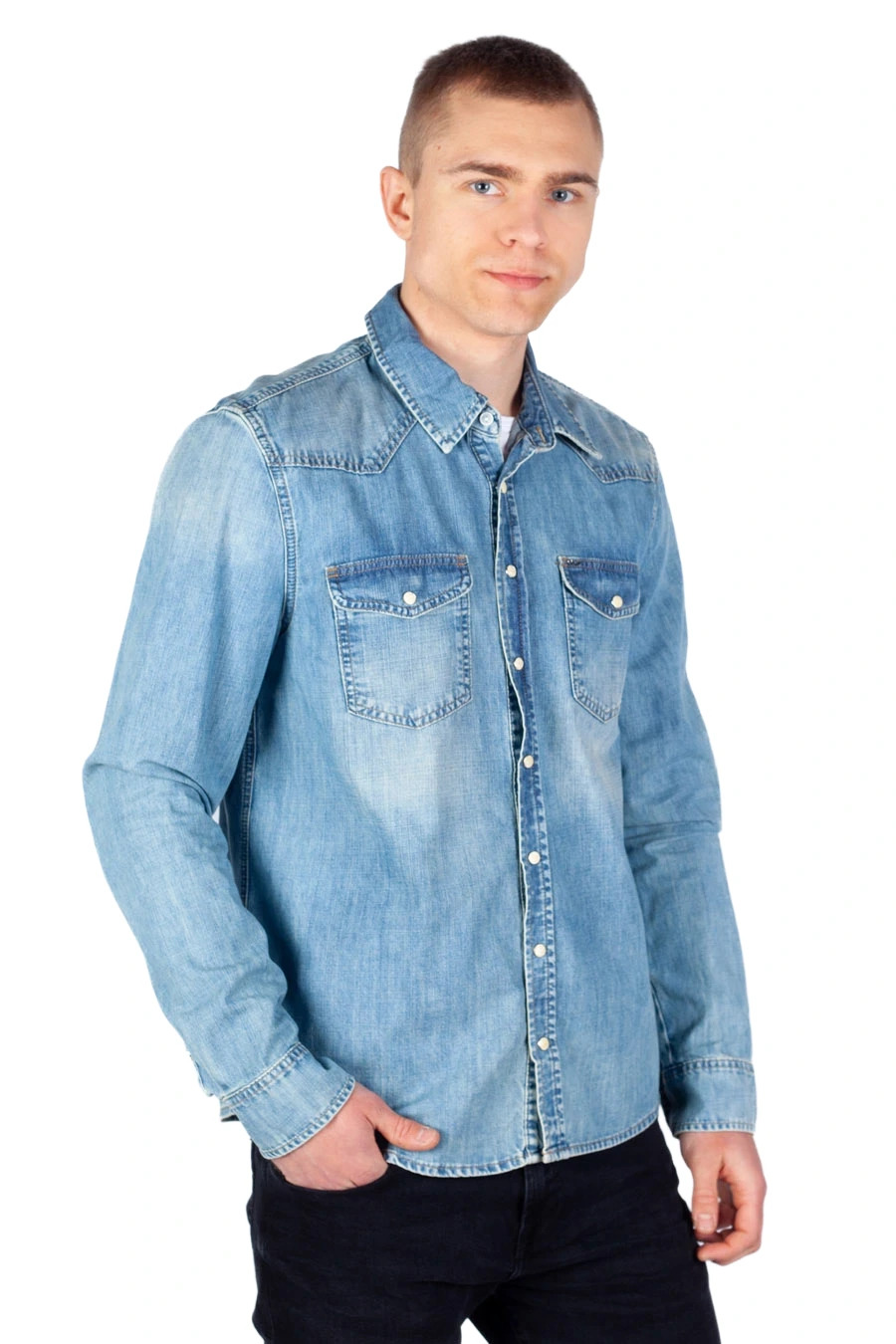 Džinsiniai marškiniai LTB JEANS 1009-60475-15700-54973