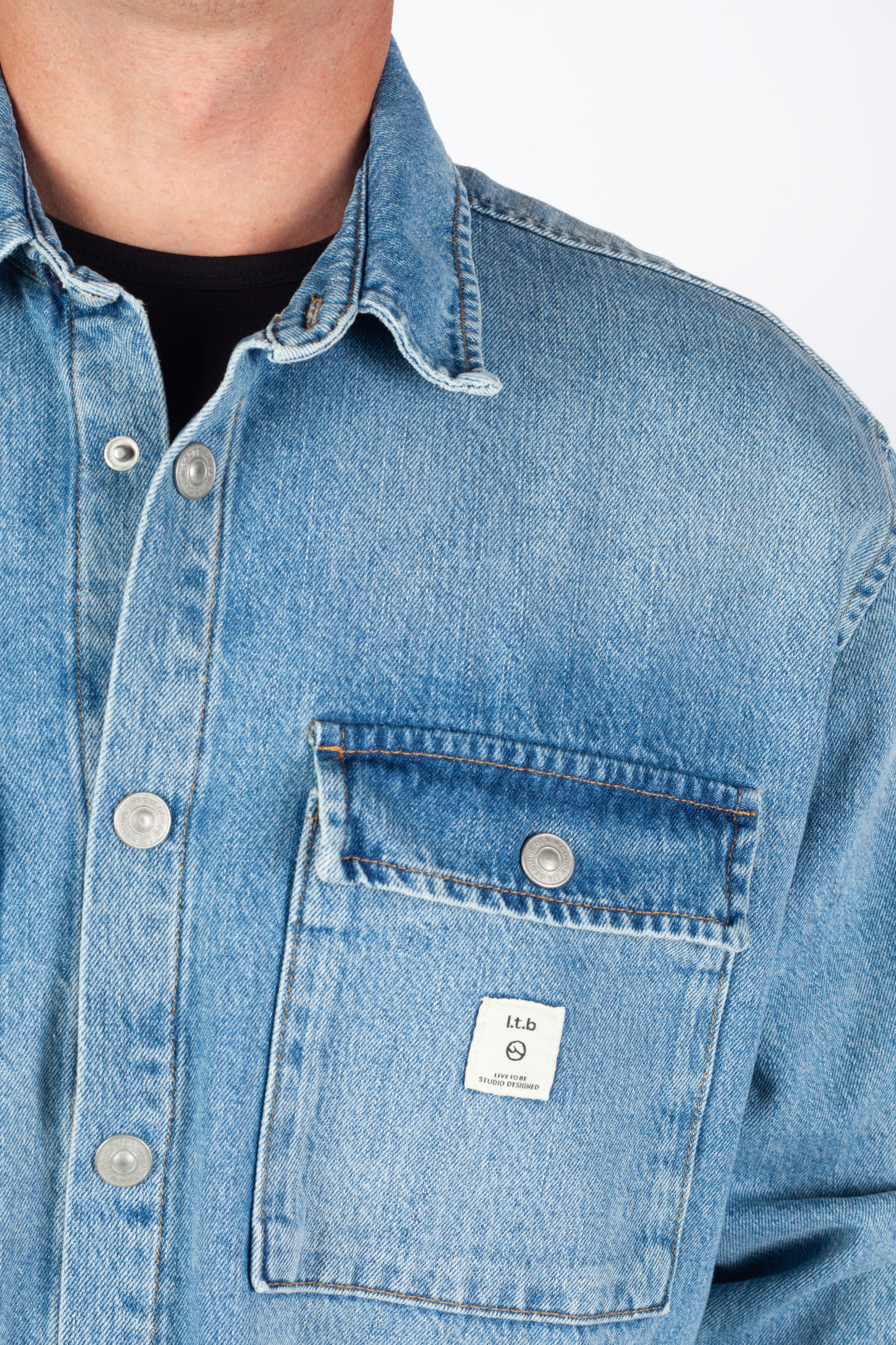 Džinsiniai marškiniai LTB JEANS 1009-61020-15965-55637