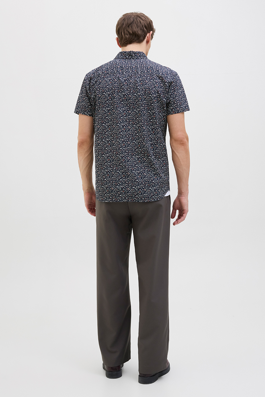 Lininiai marškiniai JACK & JONES 12274951-Night-Sky