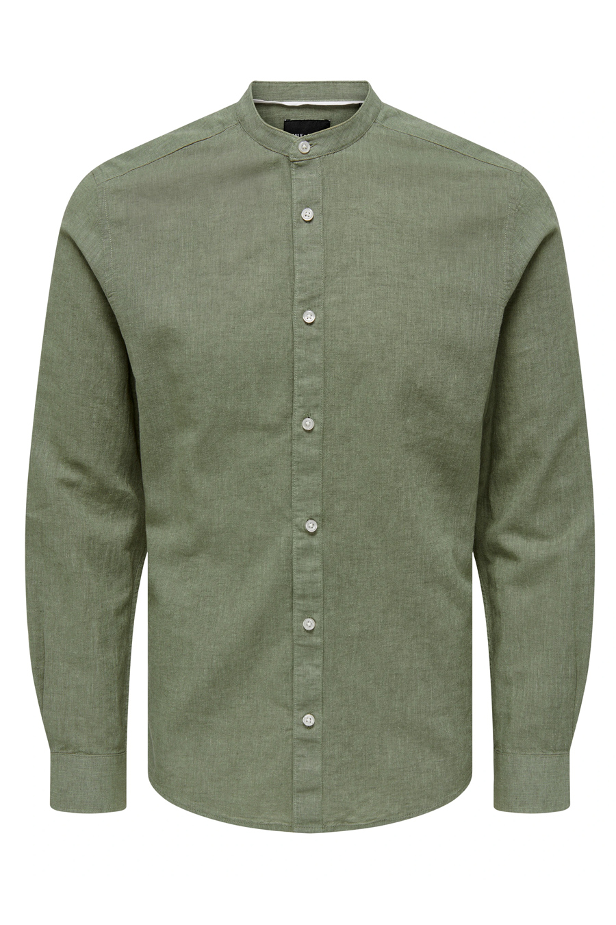 Lininiai marškiniai ONLY & SONS 22019173-Swamp