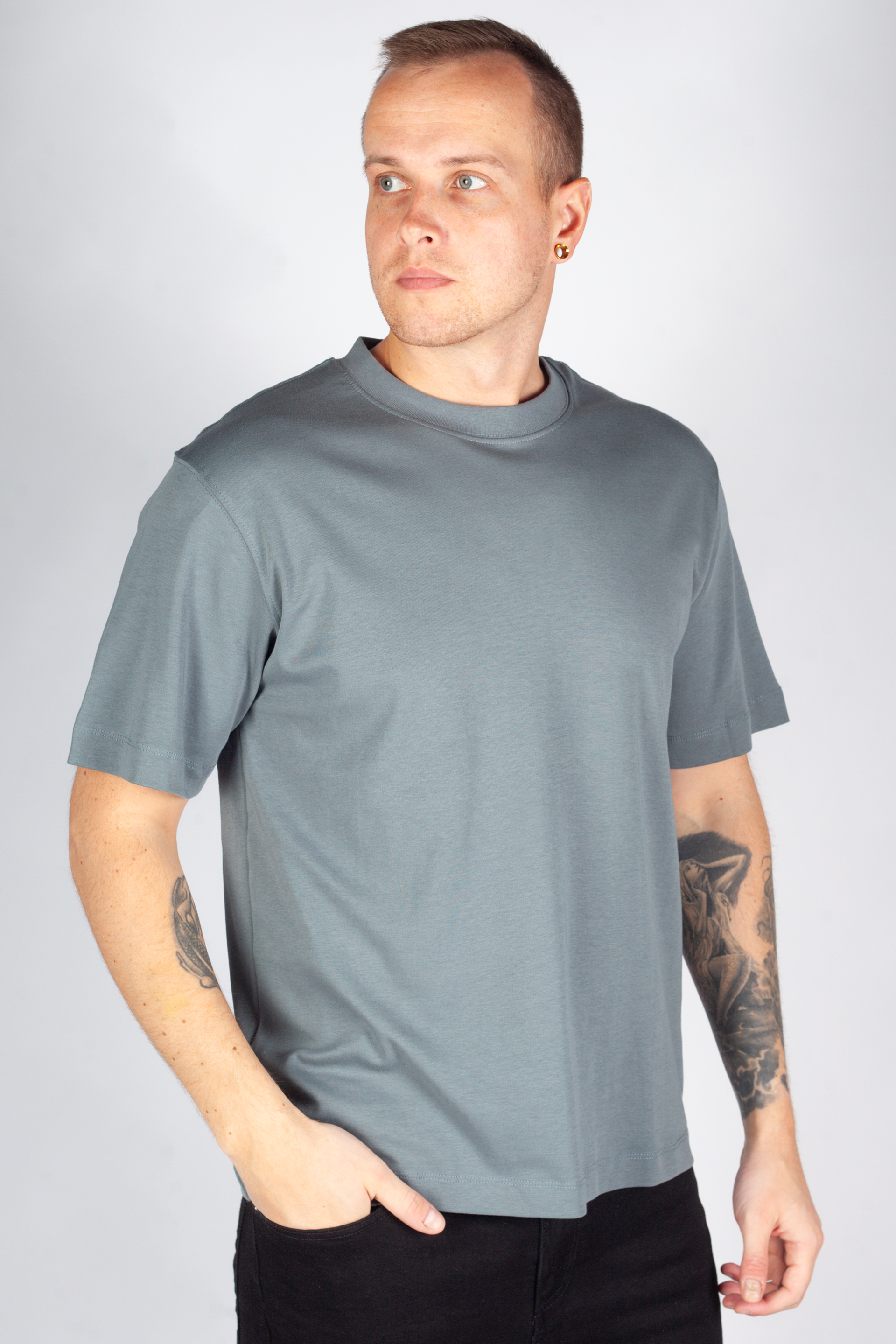 Marškinėliai JACK & JONES 12285917-Stormy-Weathe