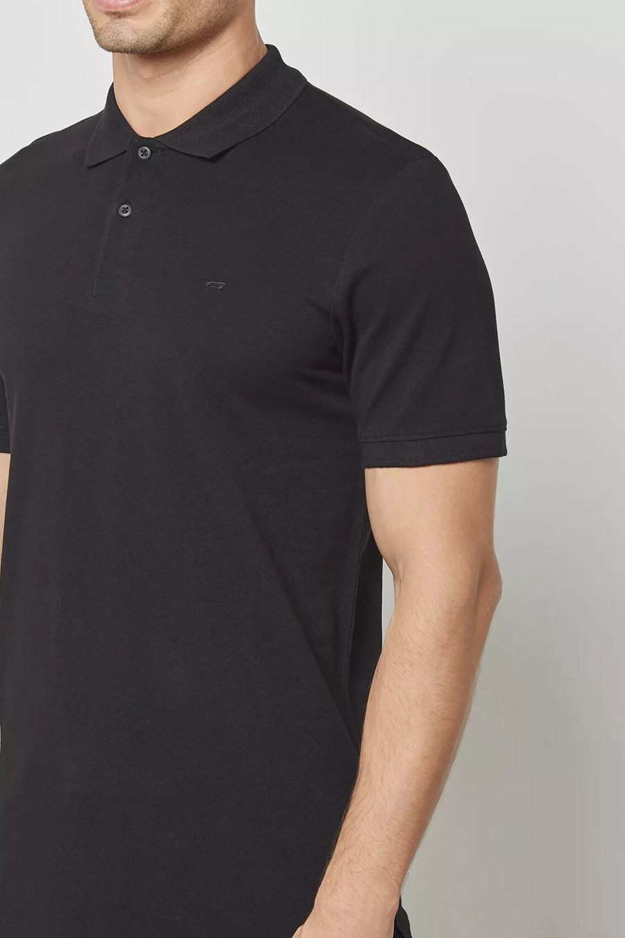 Polo marškinėliai JACK & JONES 12136516-BLACK
