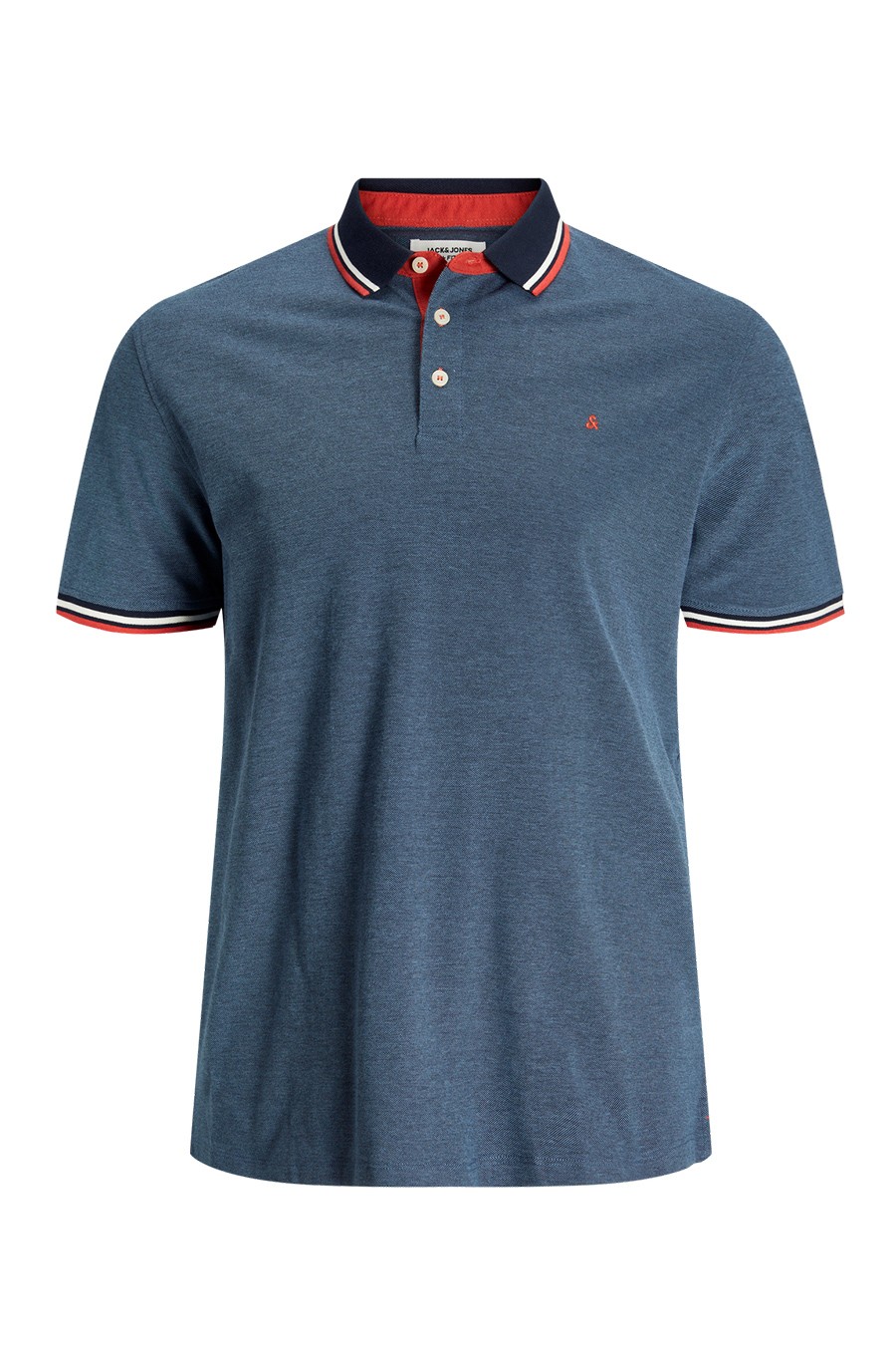 Polo marškinėliai JACK & JONES 12143859-Denim-Blue