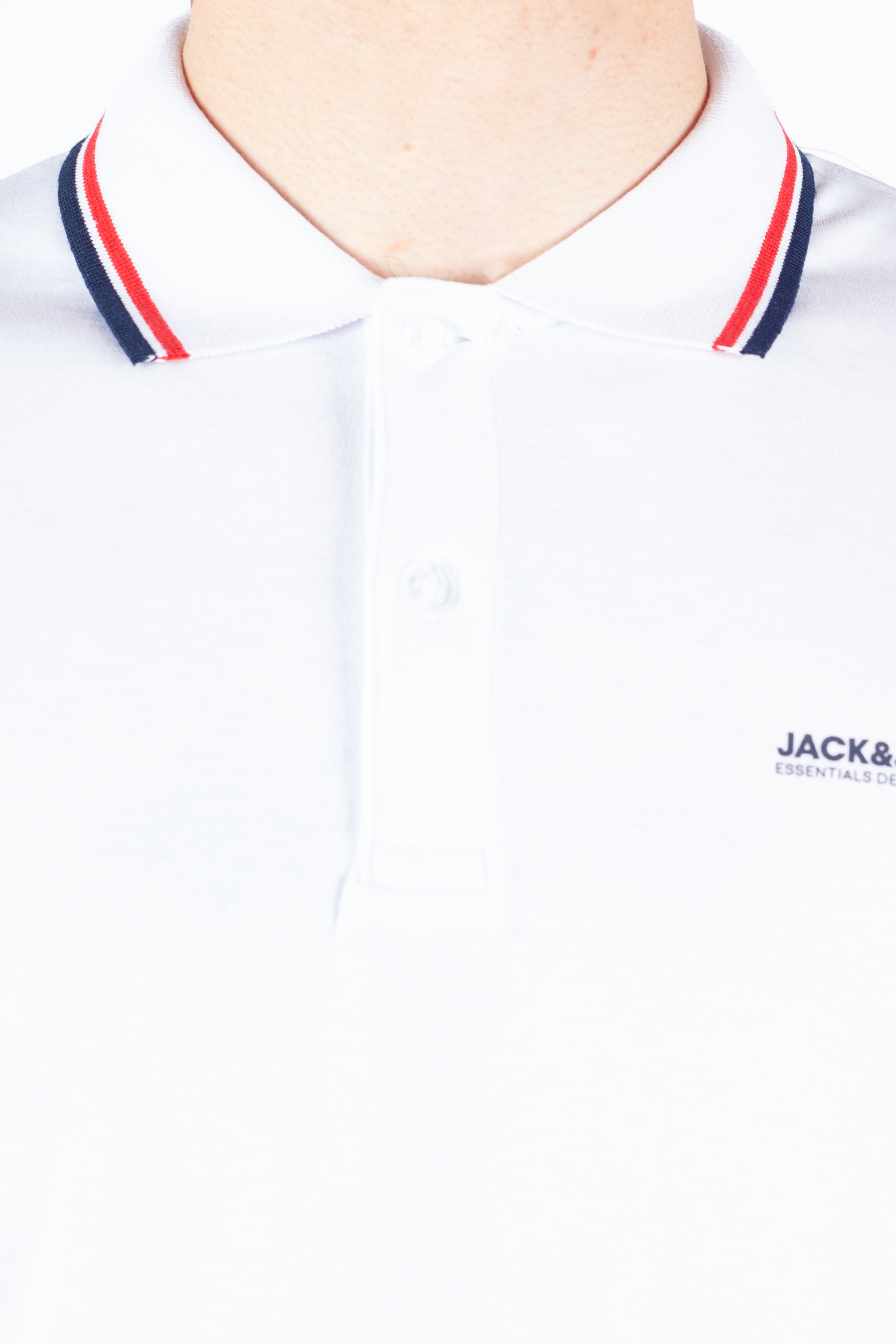 Polo marškinėliai JACK & JONES 12250736-White